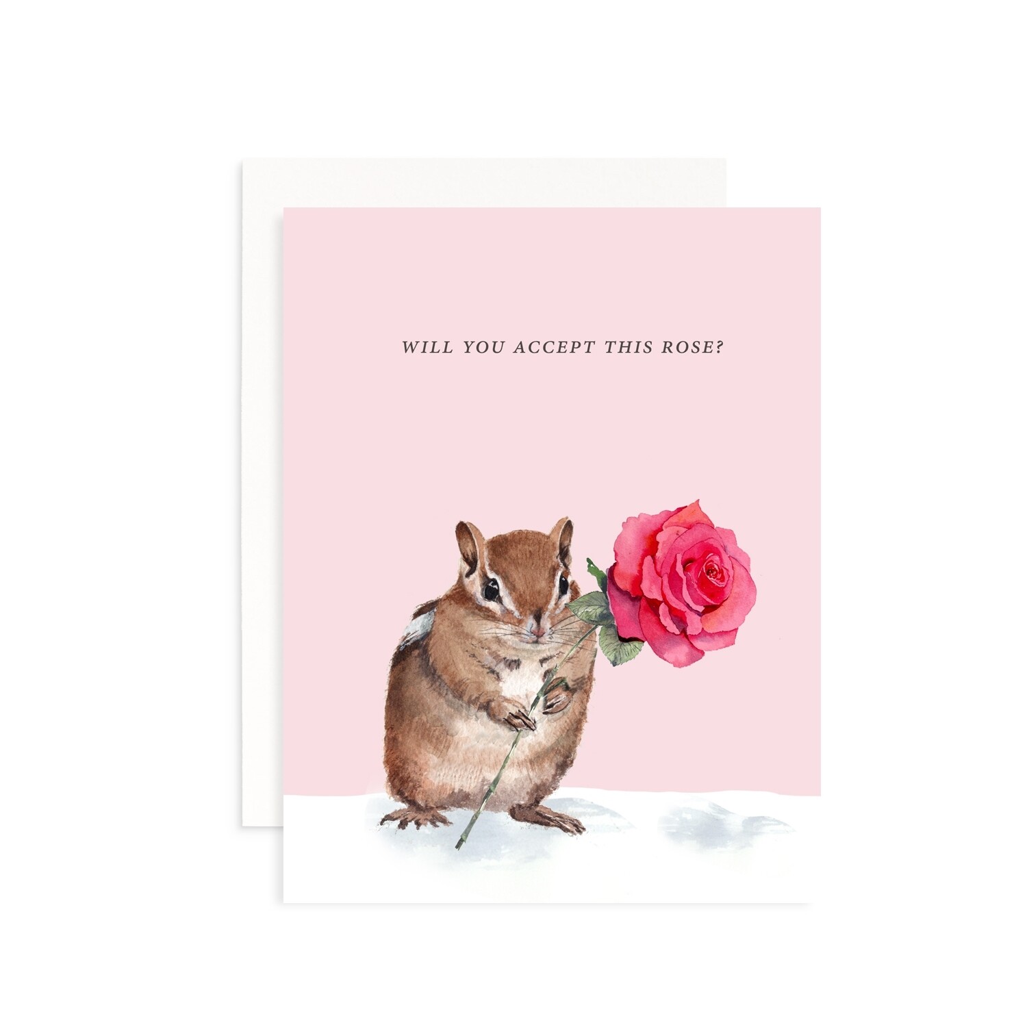 Will You Accept This Rose Valentine's Card