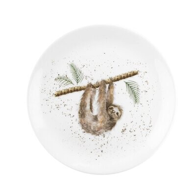 Wrendale Sloth Hanging Around Plate 8in