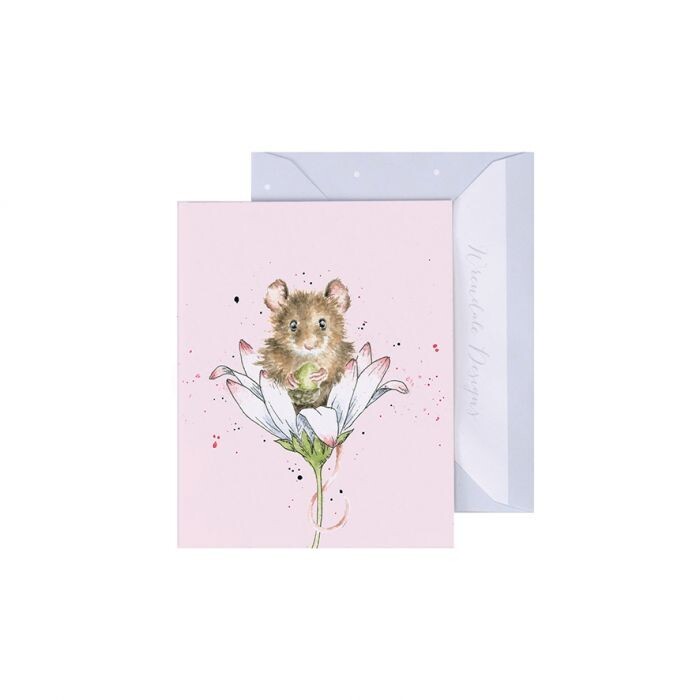 Wrendale Mouse Oops A Daisy Enclosure Card