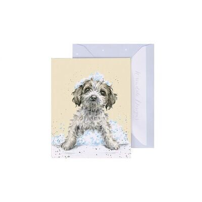 Wrendale Dog Birthday Bubbles Enclosure Card