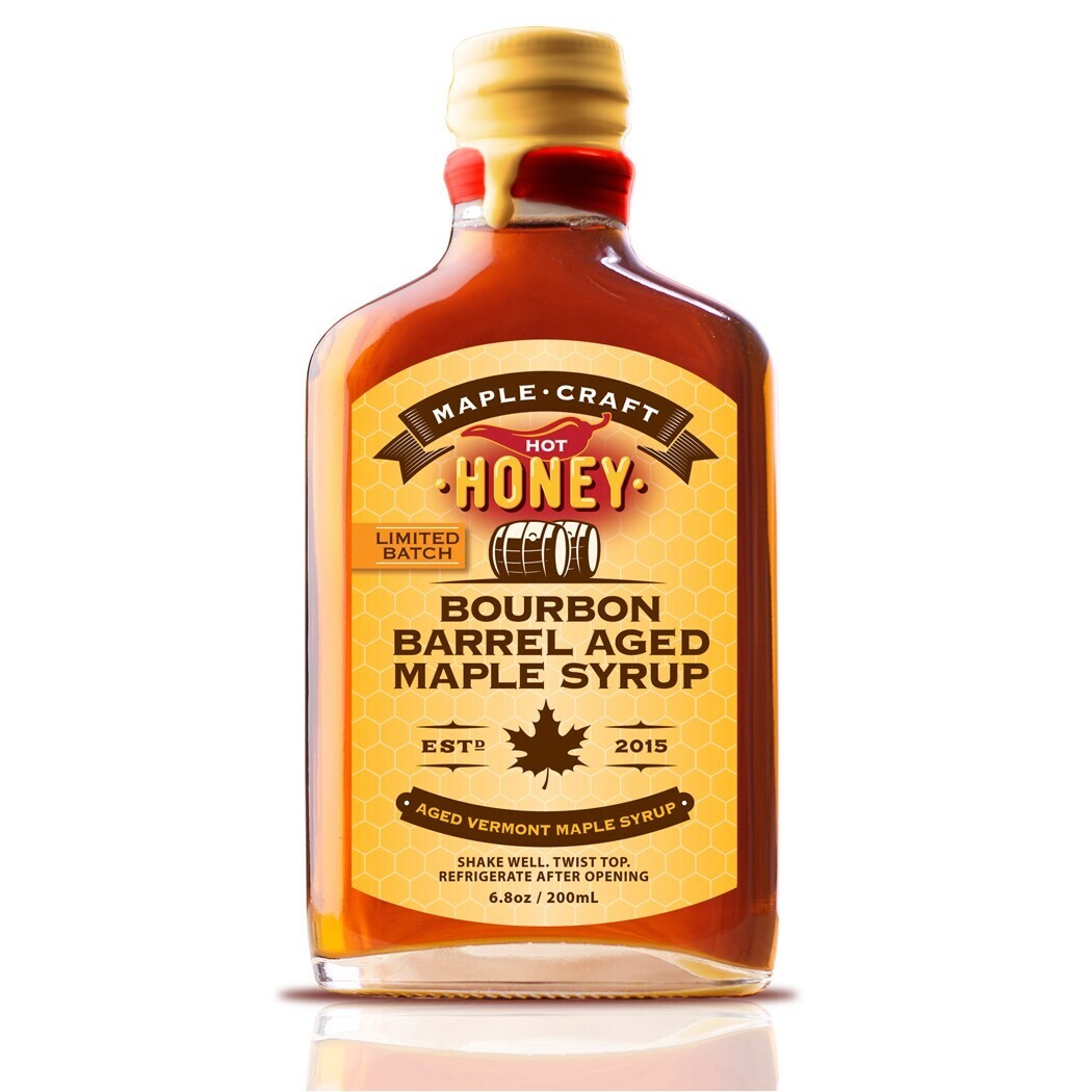 Bourbon Barrel Maple Syrup - Hot Honey 200ml