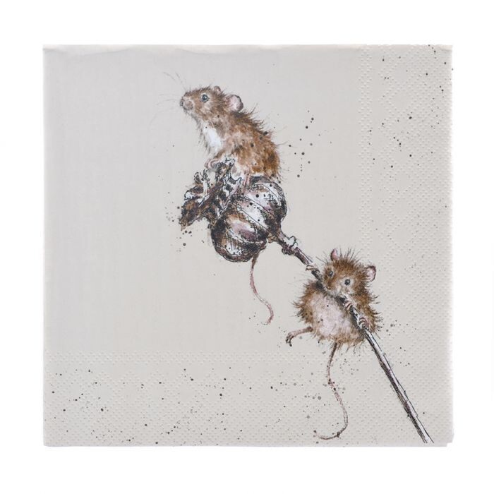 Wrendale Country Mice Lunch Napkin