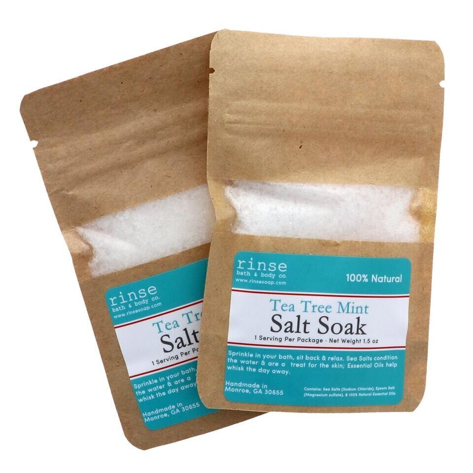 Rinse Tea Tree Mint Salt Soak