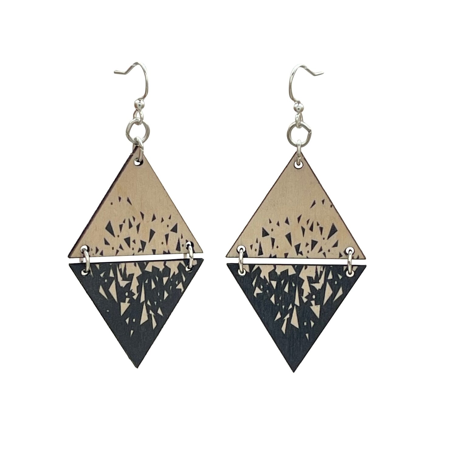 Shattered Triangle Earrings