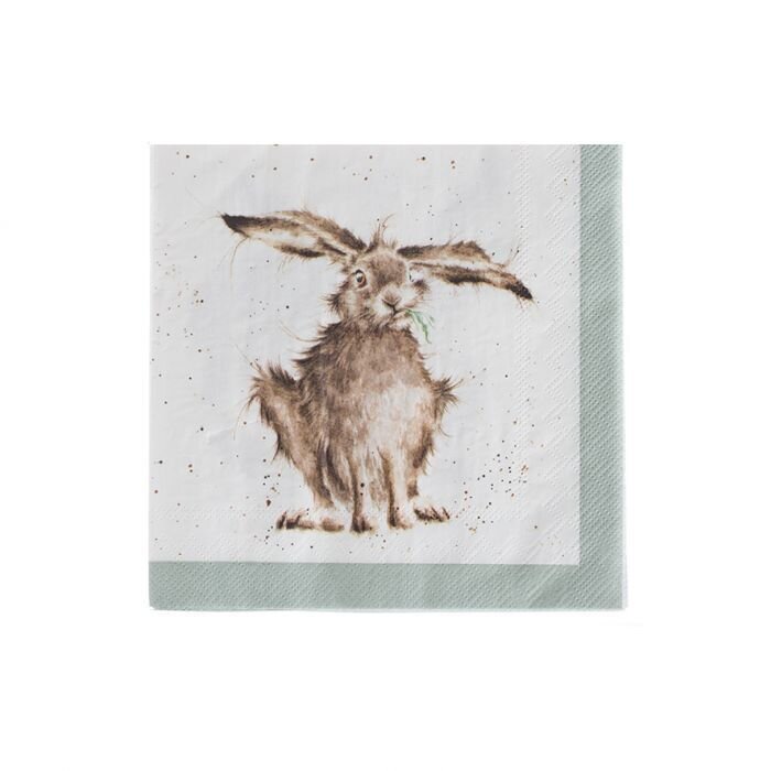 Wrendale Hare-Brained Cocktail Napkin