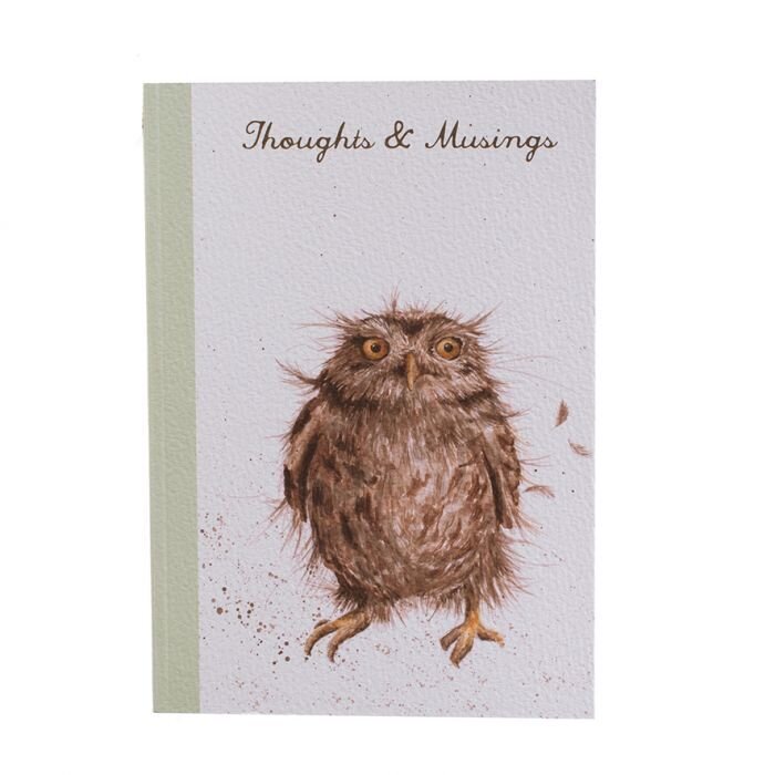 Wrendale Owl What A Hoot Large Notebook