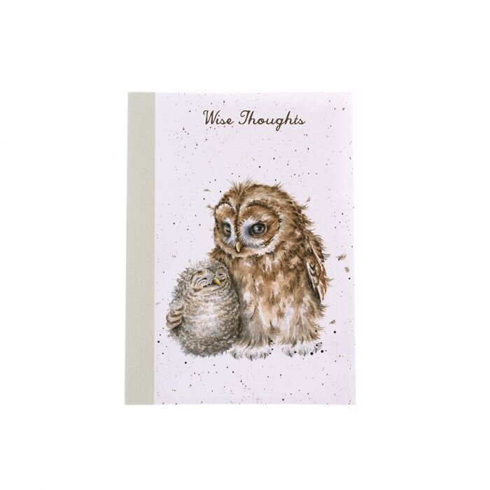 Wrendale Owl Wise Thoughts Paperback Notebook