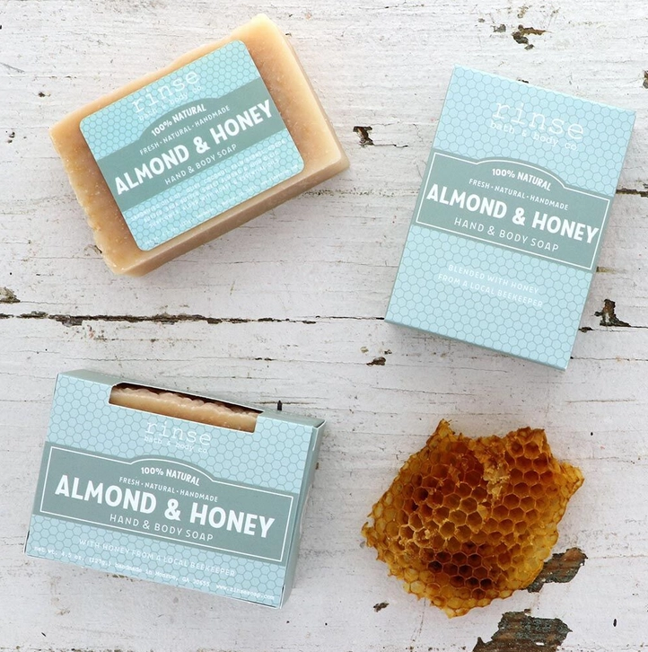 Rinse Almond & Honey Bar Soap