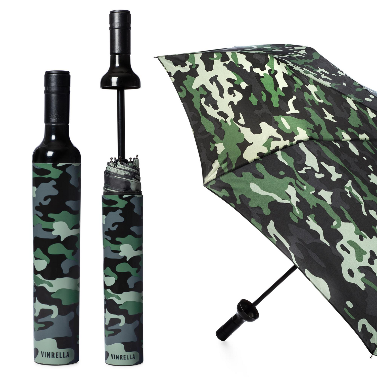 Wine Bottle Umbrella - Camo