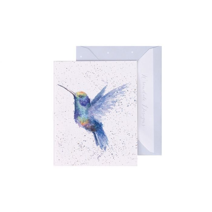 Wrendale Hummingbird Rainbow Enclosure Card