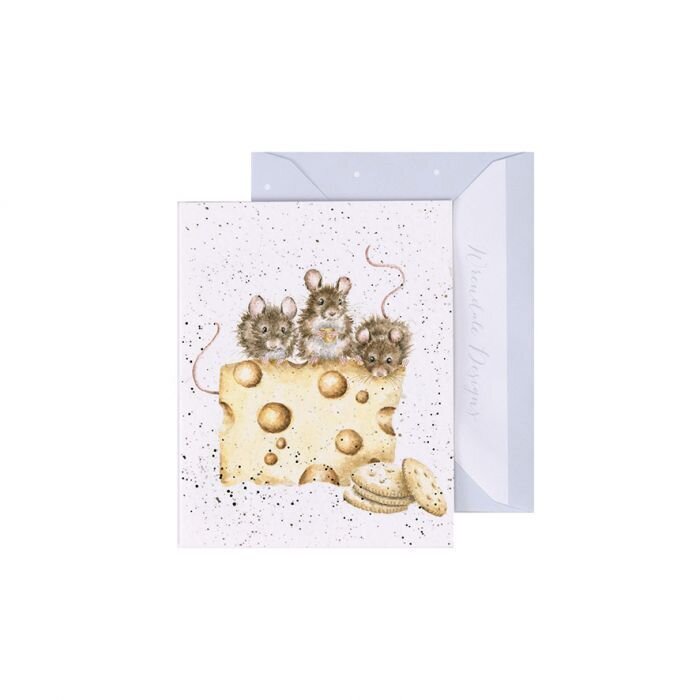 Wrendale Mice Crackers About Cheese Enclosure Card