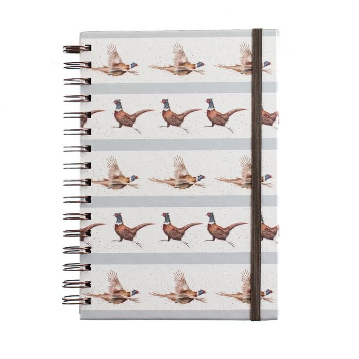 Wrendalse Bird Flying Pheasant Spiral Notebook