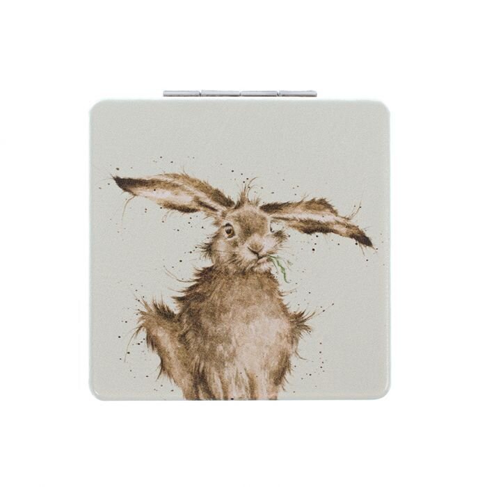 Wrendale Hare-Brained Compact Mirror