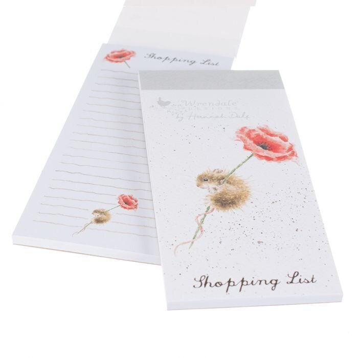 Wrendale Mouse Poppy Shopping Pad