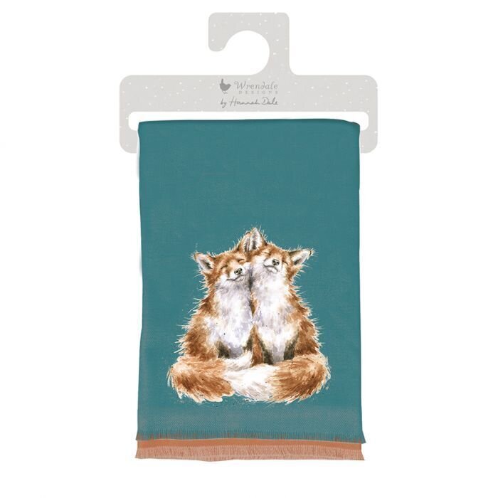 Wrendale Fox Contentment Winter Scarf