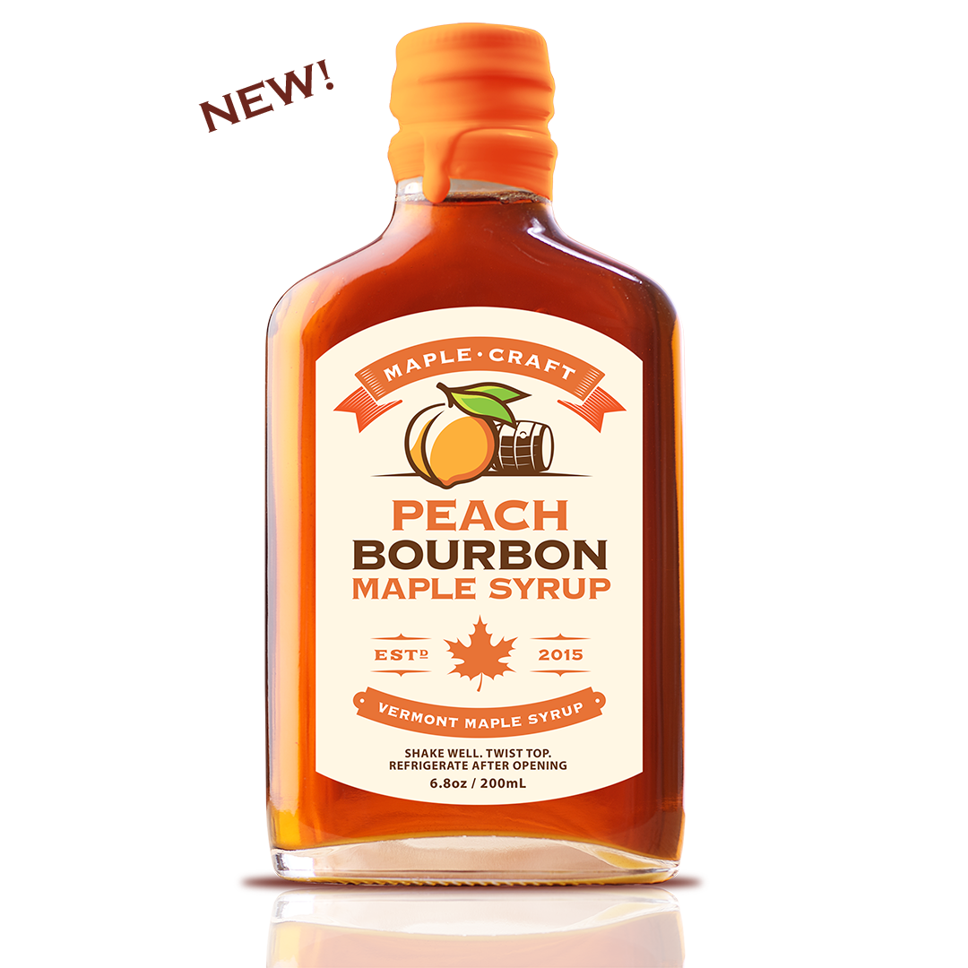 Bourbon Barrel Maple Syrup - Peach 200ml