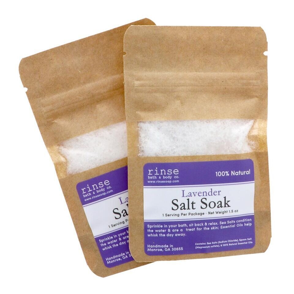 Rinse Lavender Salt Soak