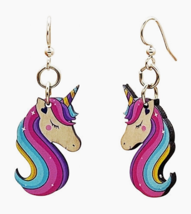 Bashful Unicorn Earrings
