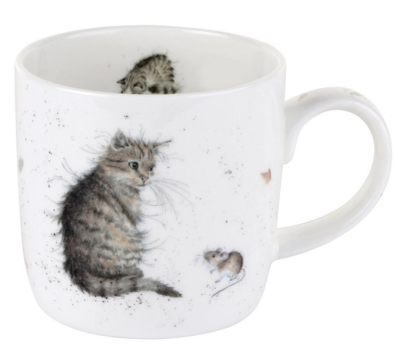 Wrendale Cat & Mouse Mug 14oz