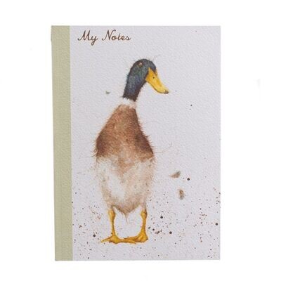Wrendale Duck Guard Duck Large Notebook