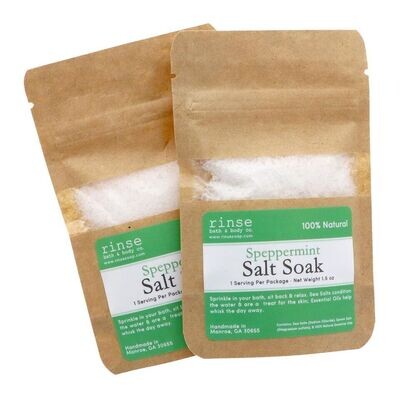 Rinse Speppermint Salt Soak
