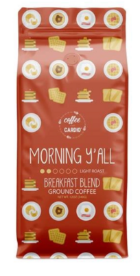 Coffee Over Cardio - Morning Y'all - Breakfast Blend Coffee Grounds