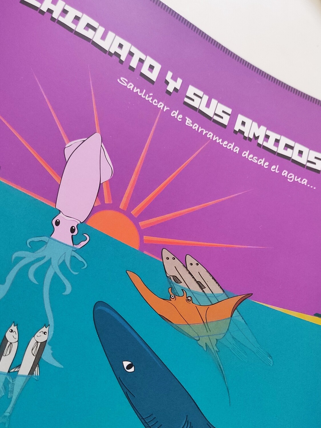 CUENTO CHIGUATO Y SUS AMIGOS, Sanlúcar de Barrameda desde el agua...