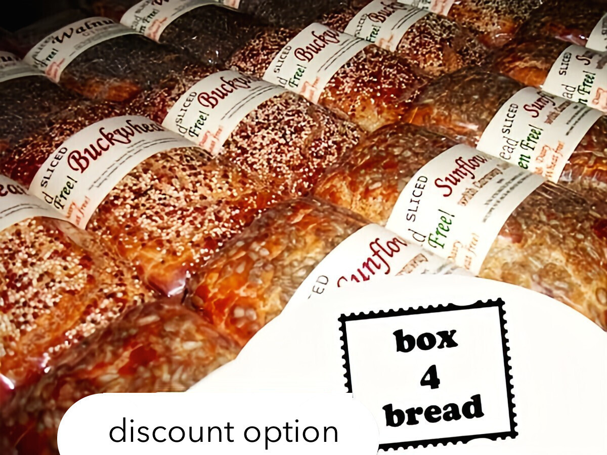 GF Box 4x bread
$39.20