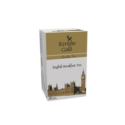 KERICHO GOLD ENGLISH BREAKFAST TEA 20 TEA BAGS