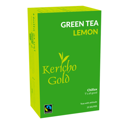 KERICHO GOLD GREEN TEA LEMON 25 TEA BAGS