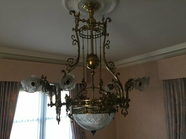 antieke GASKROONLUCHTER