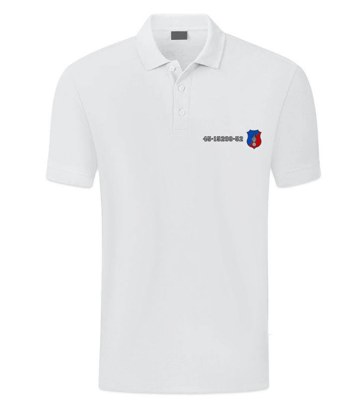 POLO HEREN met STAMNUMMER RIJKSWACHT+ LOGO GD