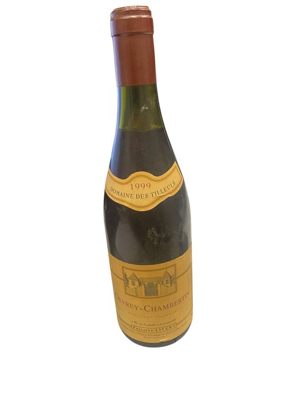 Fles 75 cc  GEVREY-CHAMBERTIN 1999 Domaine des Tilleuls AC