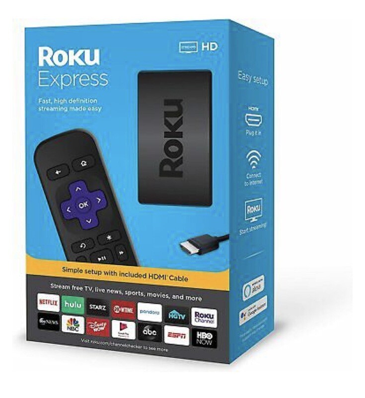 Roku Express HD Streaming Media Player 2019 - Black