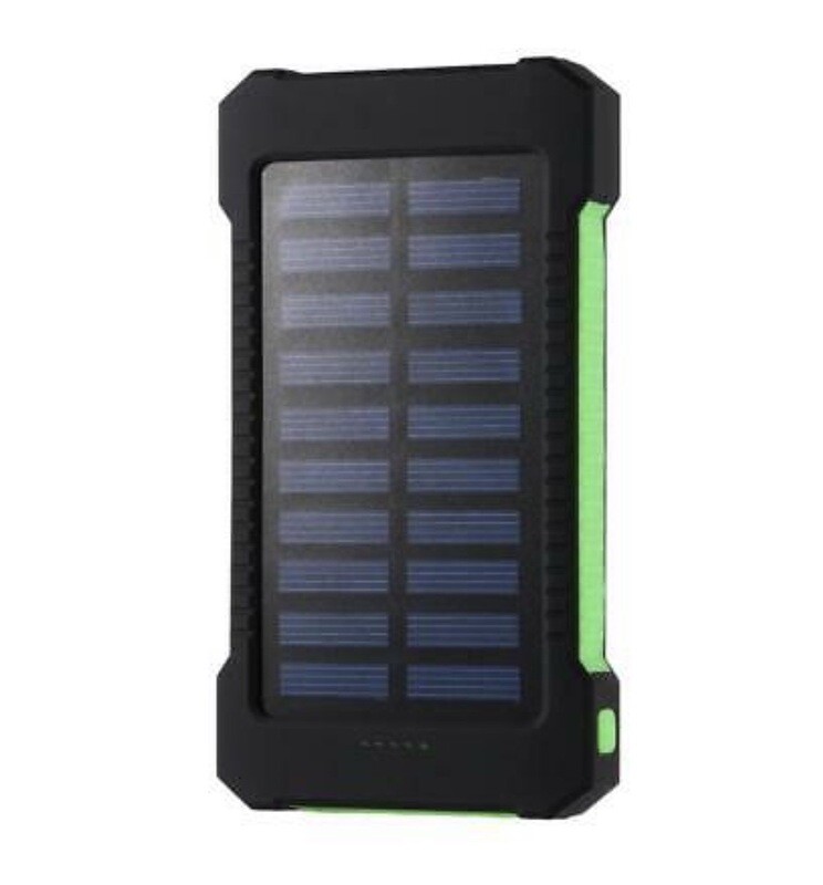 Solar Power Bank, Charger 30000mAh External Battery Pack with Type 2 USB