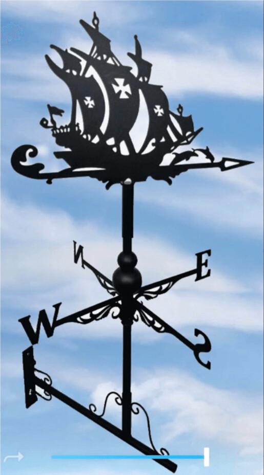 Floor standing and wall mounted Weathervanes Steel Pirate ship Weathervane Gift Floor standing and wall mounted Weathervanes Steel Pirate ship Weathervane Gift