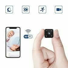 Mini Camera Espion Enregistreur,MHDYT Full HD 1080P Magnetic Spy Cam sans Fil Nanny Caméra Cachée avec Détection de Mouvement et Vision Nocturne, Interieur /Exterieur Micro Camera Surveillance