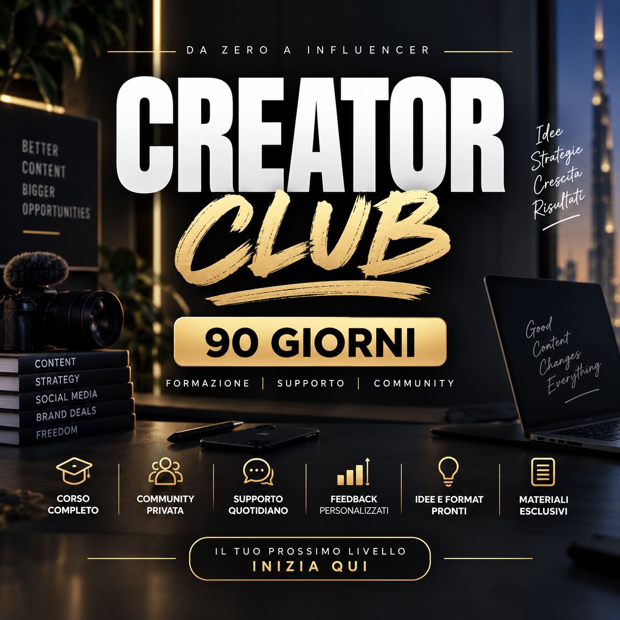 Creator Club – Percorso 90 Giorni Creator Club – Percorso 90 Giorni