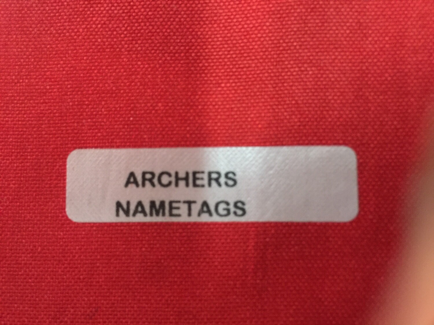 Archers Iron On  - (Premium) Tag