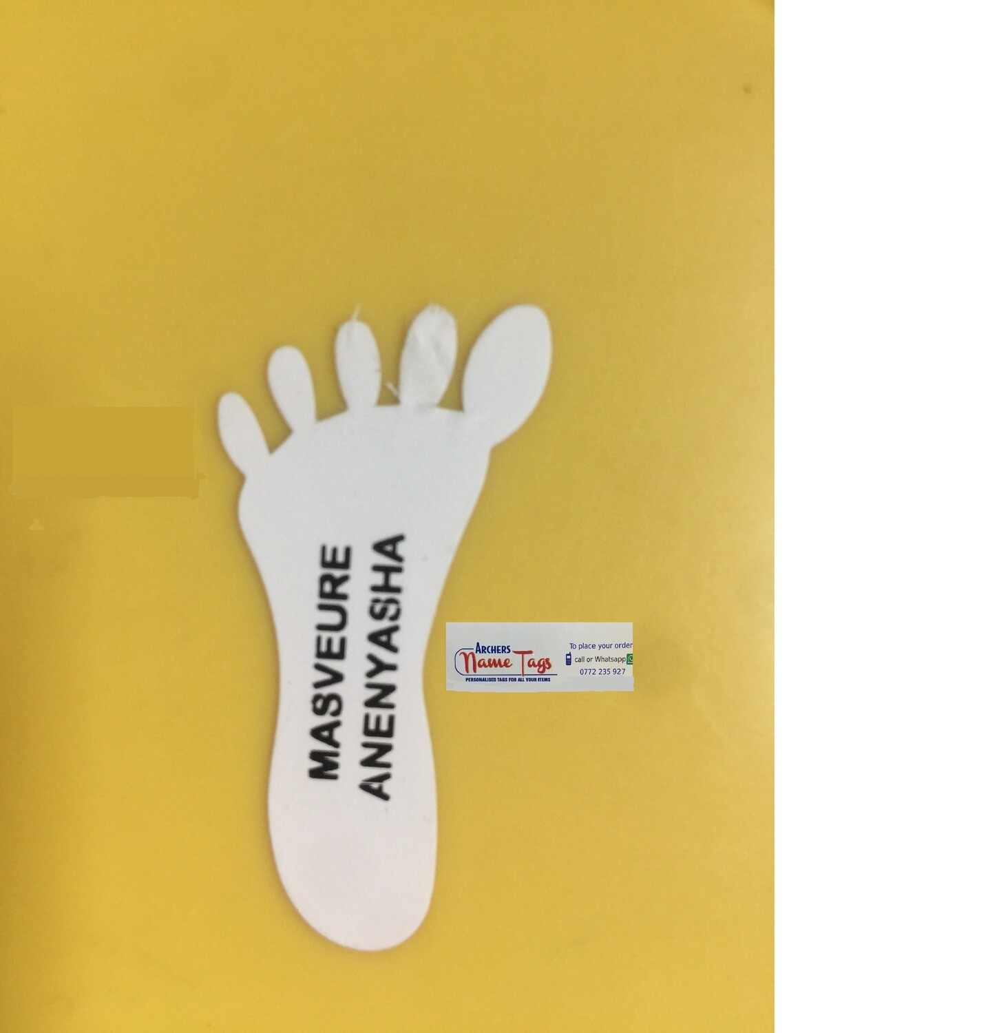 Archers Shoe Tag