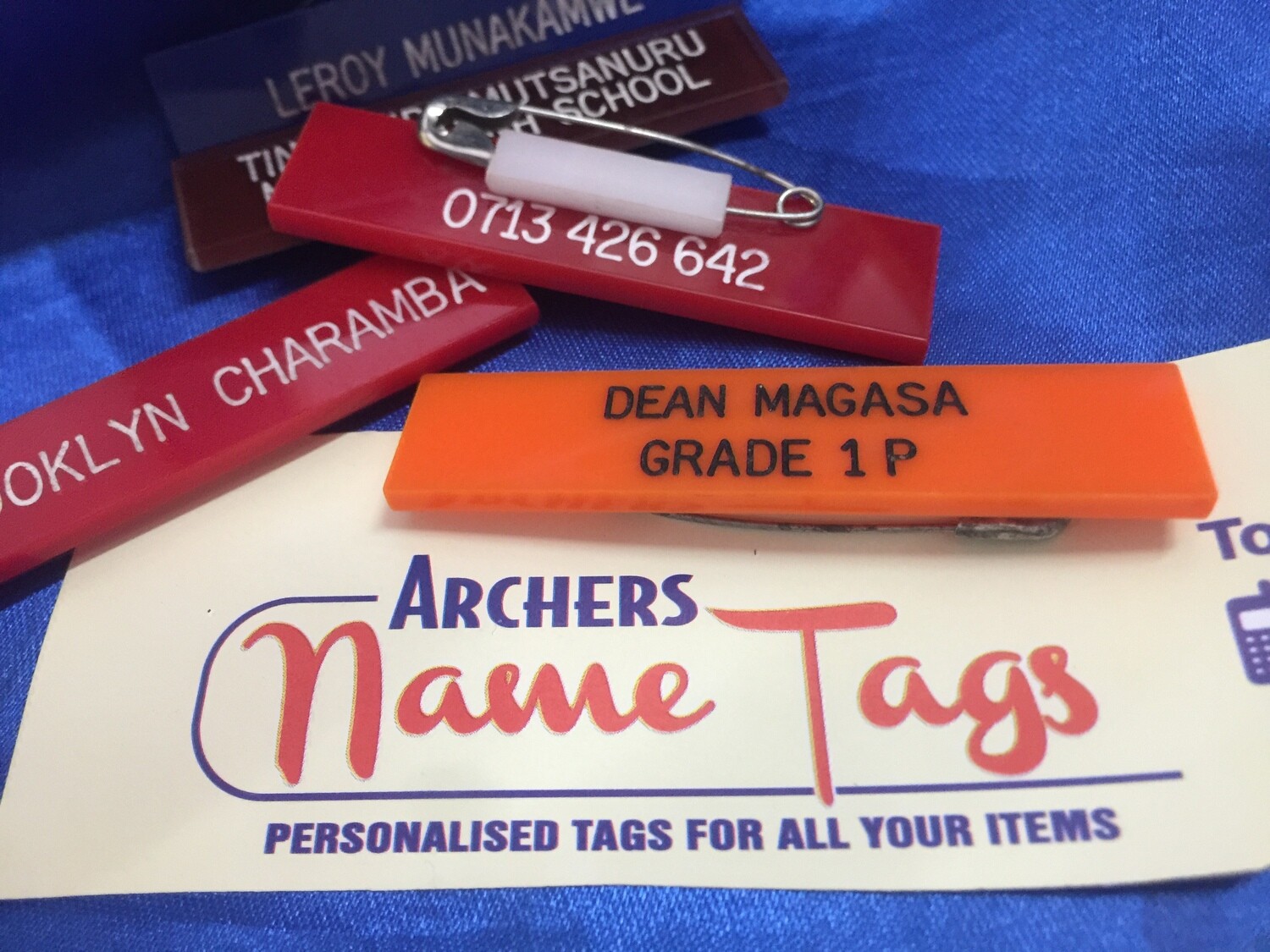 Archers Name badge (Plastic)