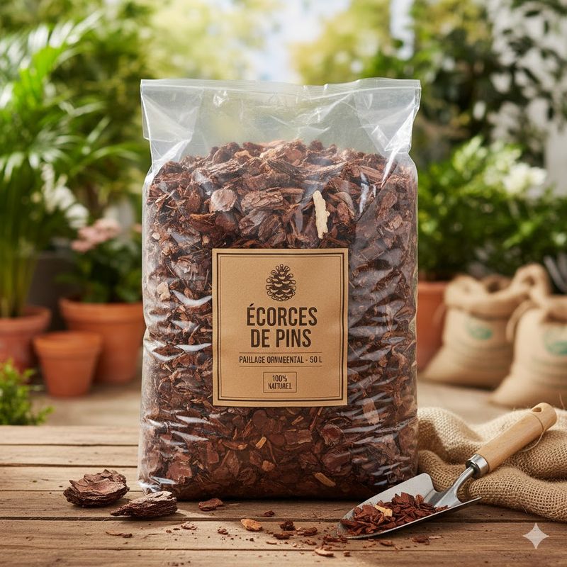 Ecorces de pins