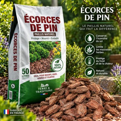 Ecorces de pin maritime 20/40 premium