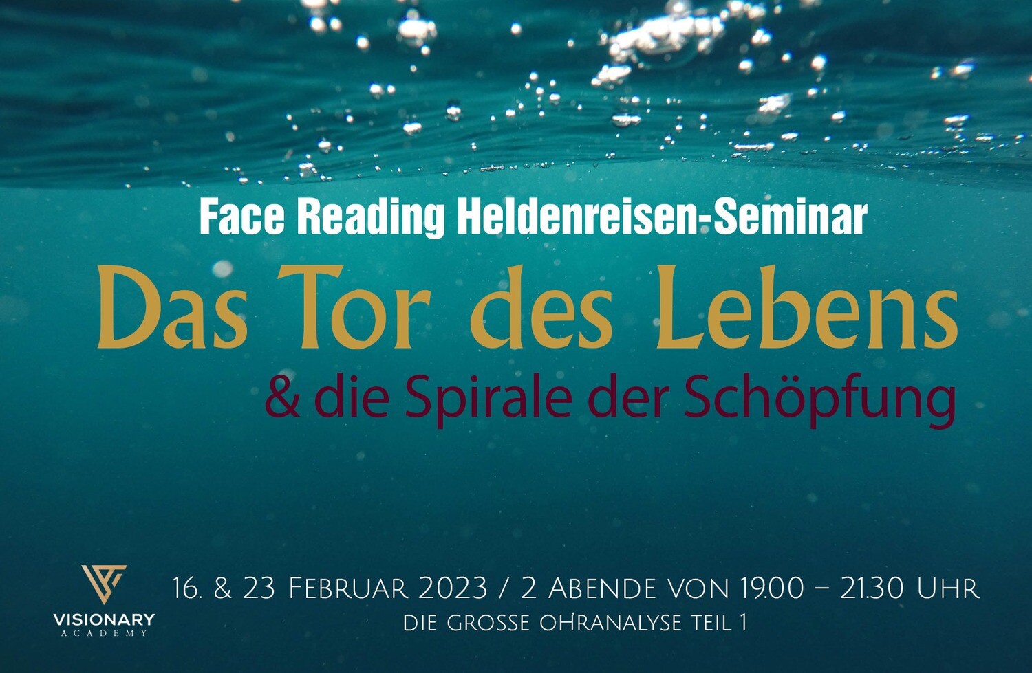 Online Video Face Reading Seminar  -  Das Tor des Lebens