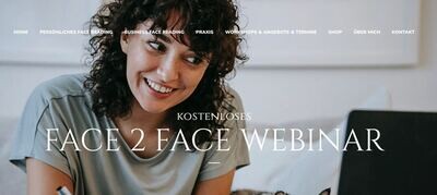 Kostenloses Face 2 Face Webinar - 1x im Monat