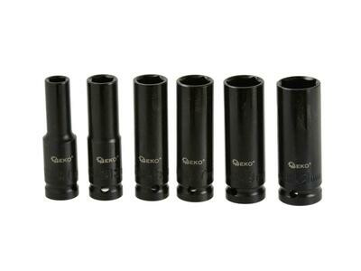 Ein Satz langer 1/2 &quot;Schlagbuchsen 10-21 mm 6 Stk. (20)