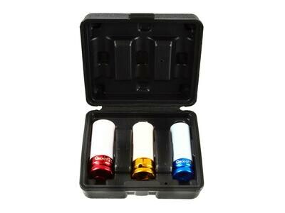 Ein Satz Aluminium-Schlagbuchsen 17 mm 19 mm 21 mm