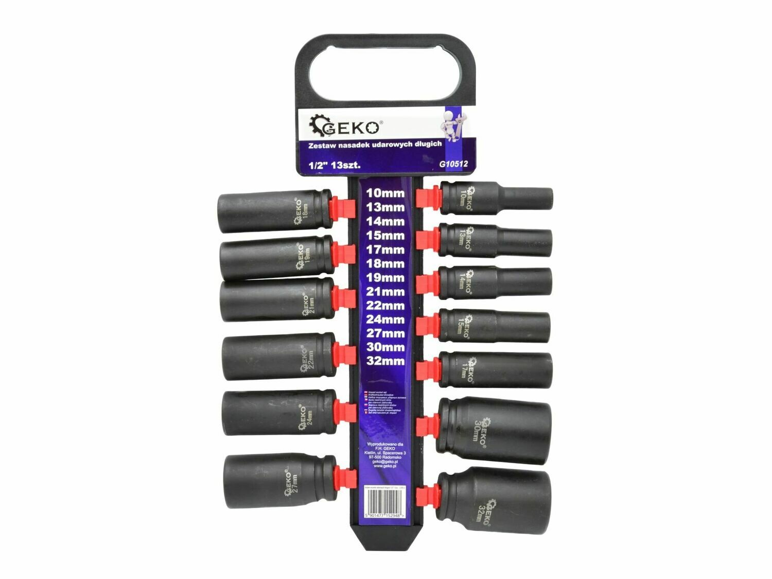 Set 1/2 &quot;lange Schlagbuchsen, 13 Stück (5)