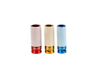 Ein Satz Aluminium-Schlagbuchsen 17 mm 19 mm 21 mm