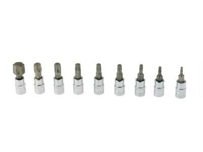 9 Stück Torx T10-60 1/4 "CRV